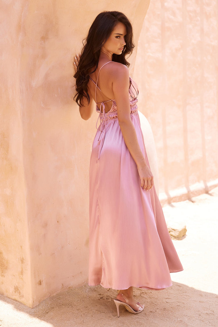 Way To You Maxi Dress - Blush for women