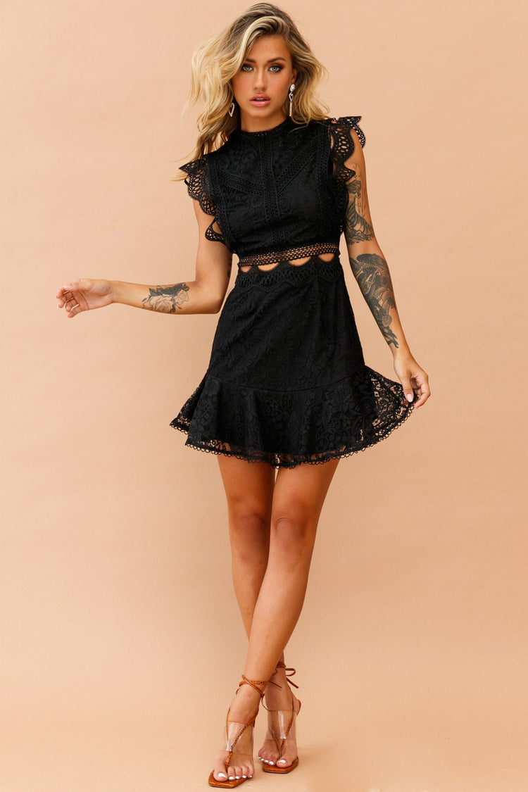 Worth The Chase Dress - Black for women
