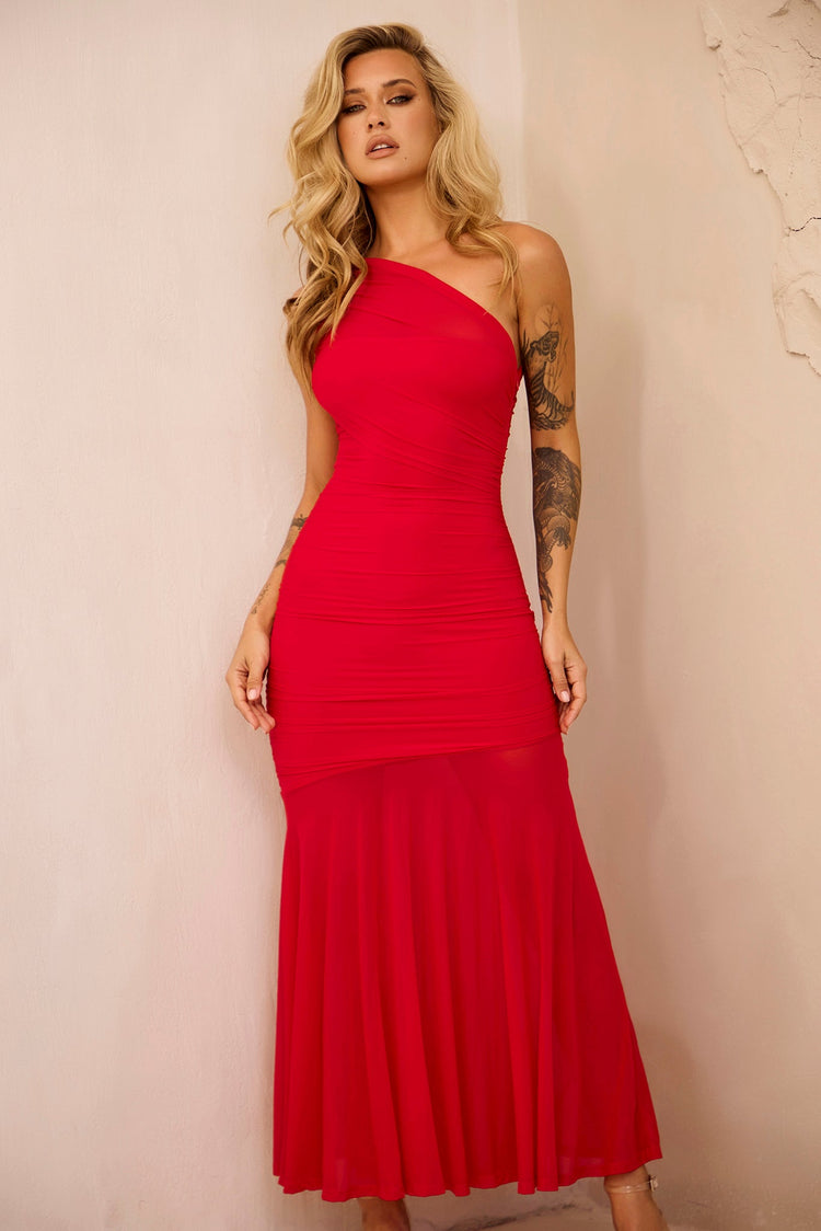Your Lifestyle Maxi Dress - Red for women
