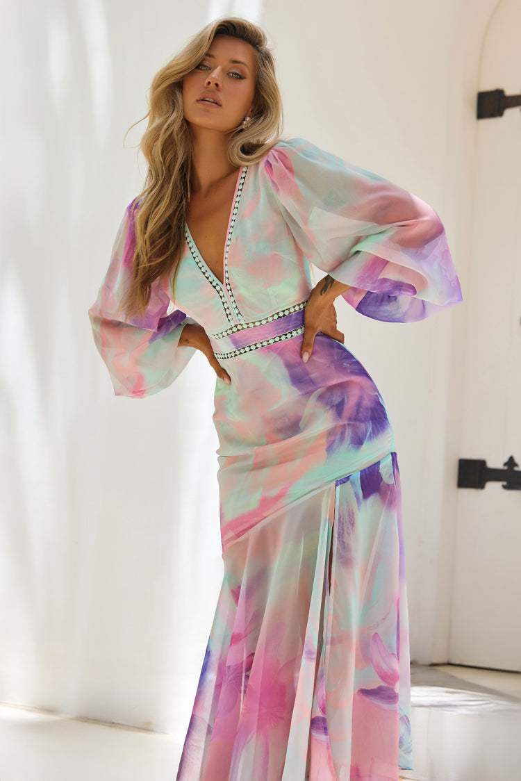 Zephine Maxi Dress - Pink Multi for women