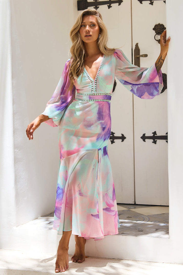 Zephine Maxi Dress - Pink Multi for women
