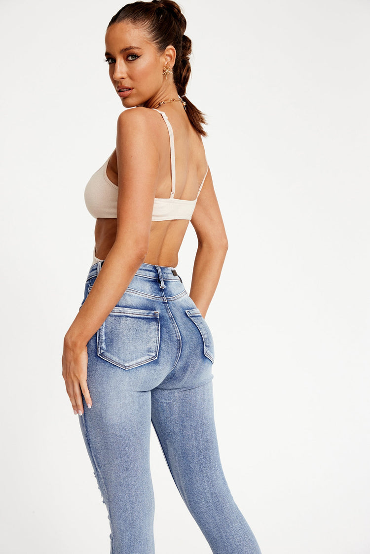 Hit Replay Bodysuit - Beige TOPS Sage and Paije