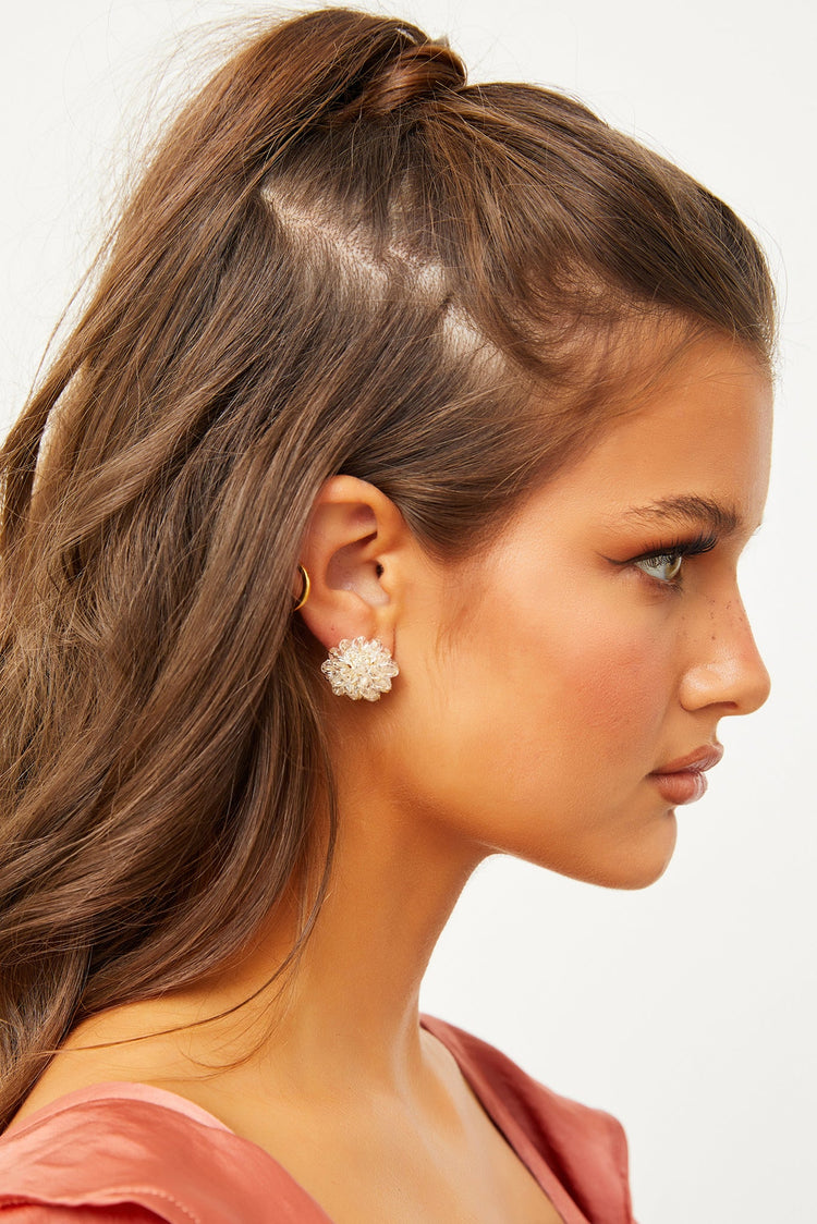 Sanctuary of Love Earrings - Clear ACCESSORIES Sage and Paije