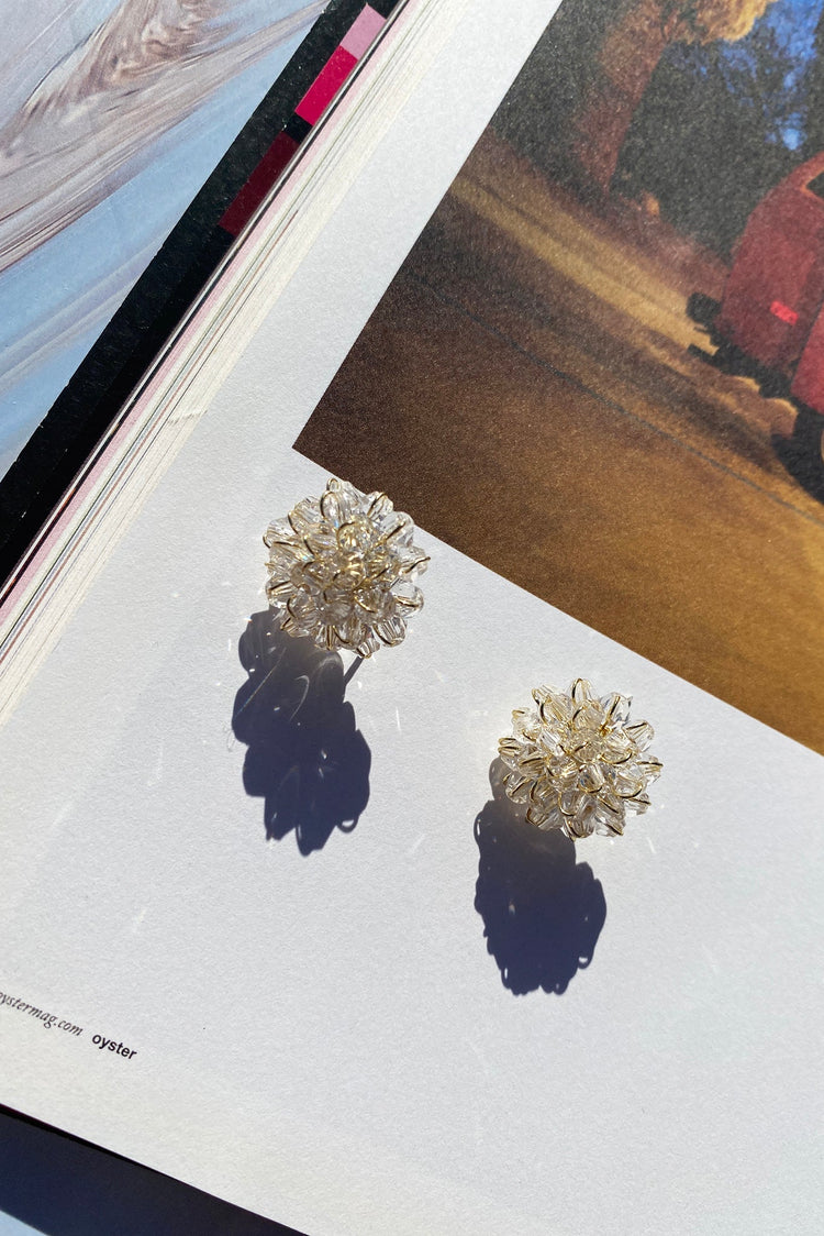 Sanctuary of Love Earrings - Clear ACCESSORIES Sage and Paije