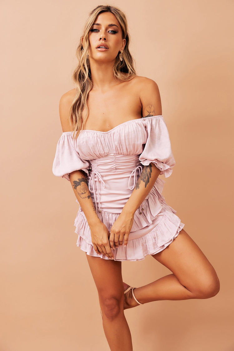 Honey Sweet Dress - Blush DRESSES Sage and Paije
