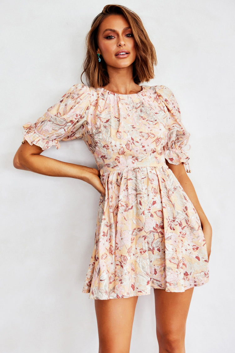 La Perla Mini Dress - Nude DRESSES Sage and Paije