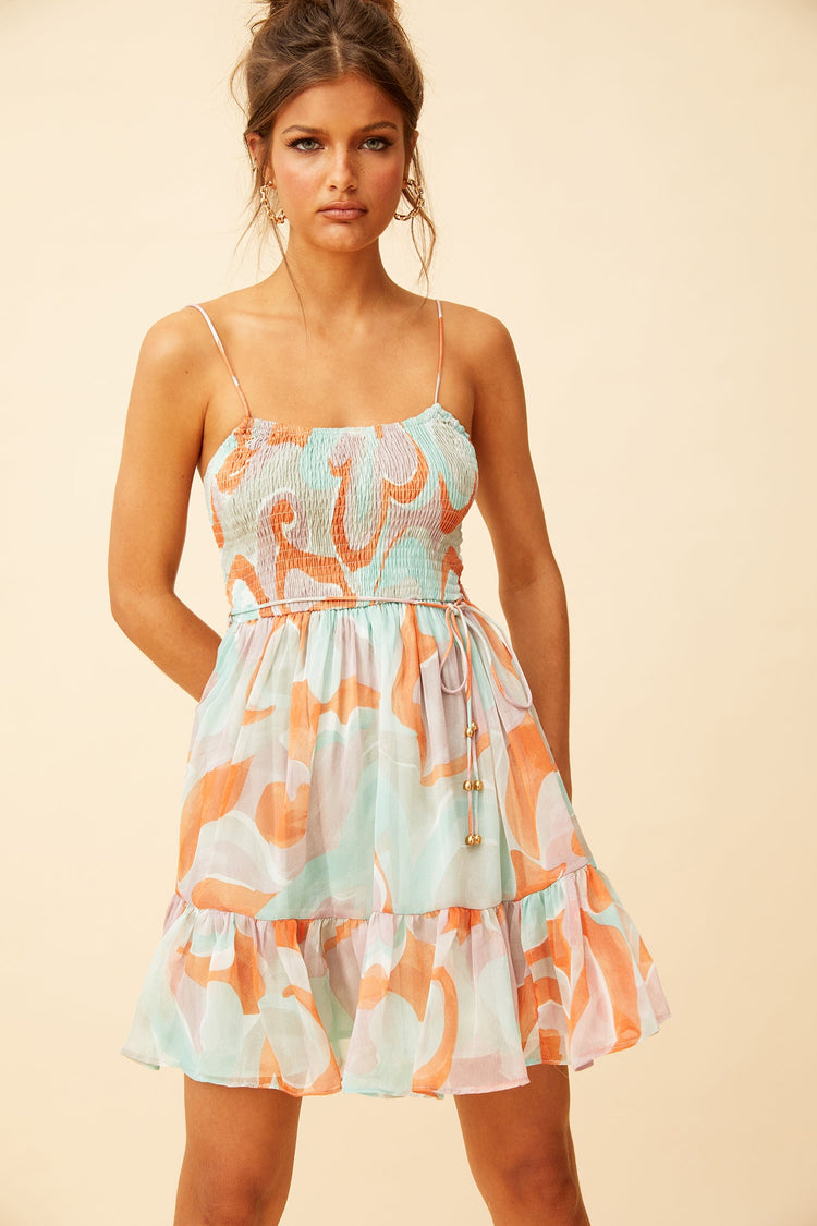 Spring Dance Dress - Orange DRESSES Sage and Paije