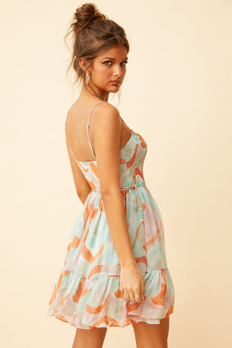 Spring Dance Dress - Orange DRESSES Sage and Paije