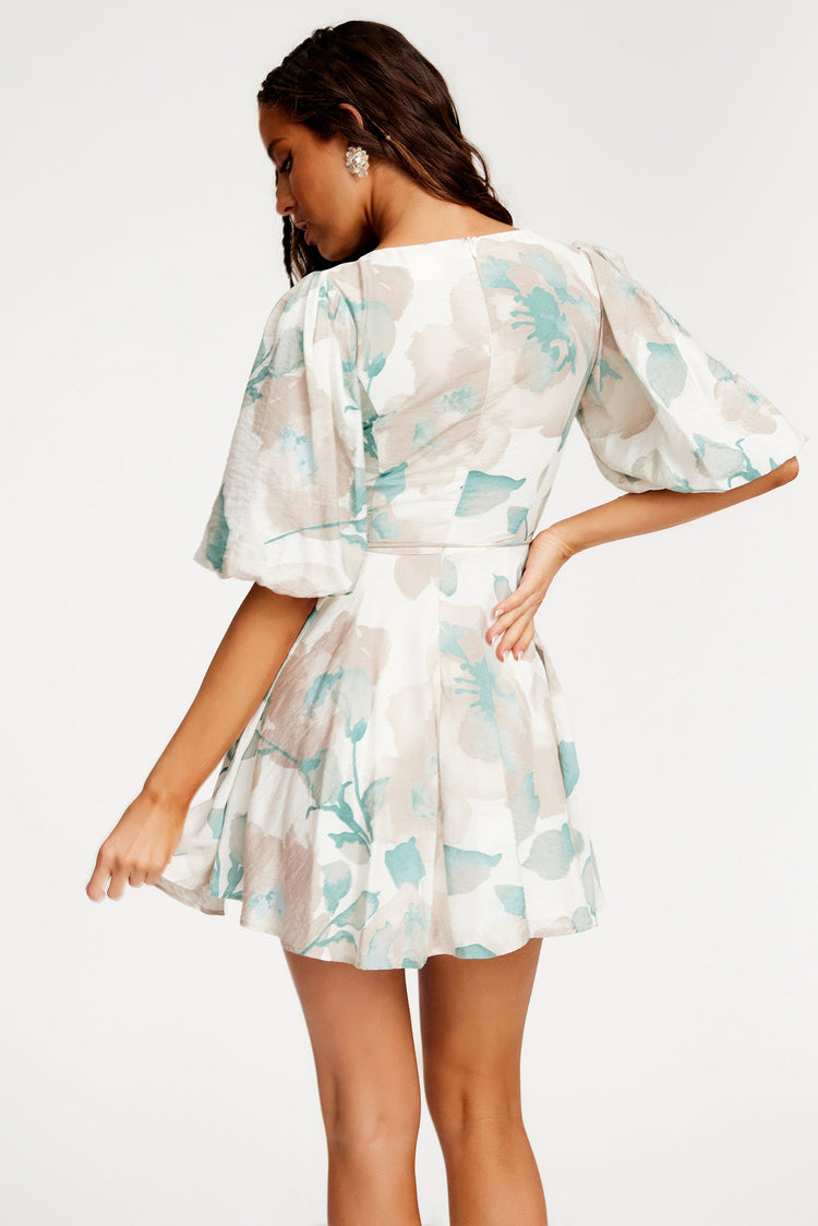 Shade Of Passion Mini Dress - Green DRESSES Sage and Paije