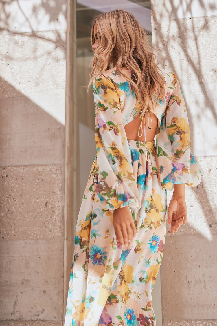 Classic Crew Maxi Dress - Multi DRESSES Sage and Paije
