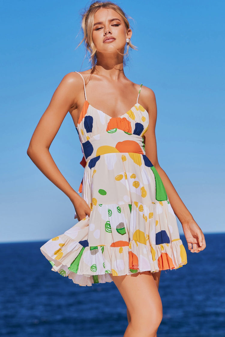Easy To Love Mini Dress - White DRESSES Sage and Paije