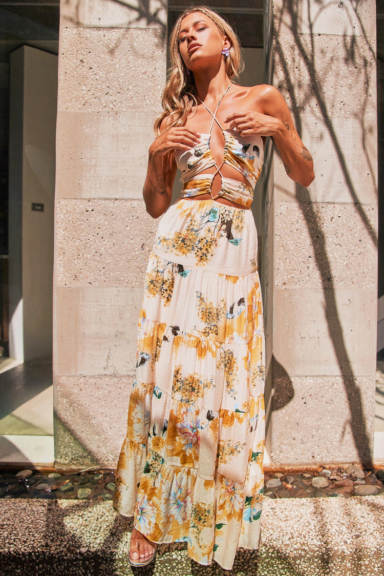 Like A Dream Maxi Dress - Beige DRESSES Sage and Paije