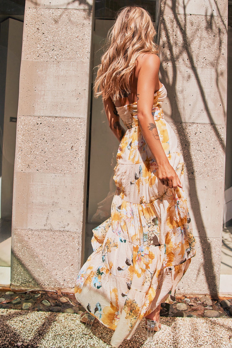Like A Dream Maxi Dress - Beige DRESSES Sage and Paije