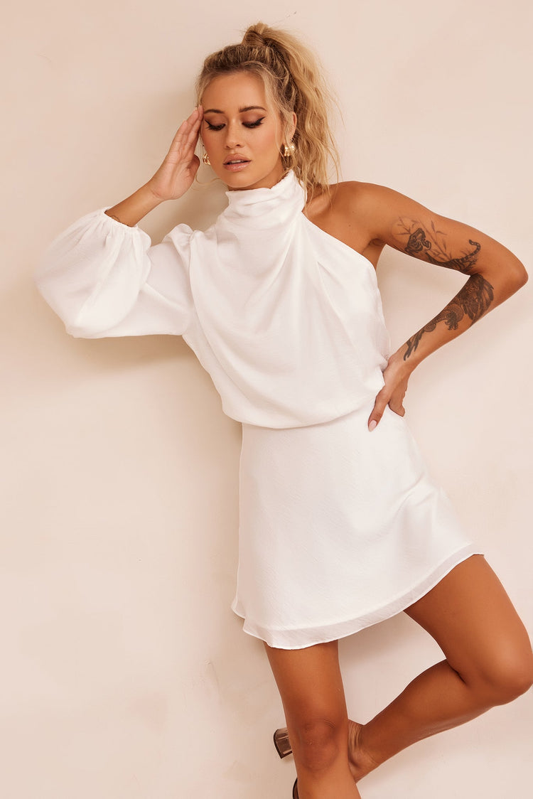 Differences Mini Dress - White DRESSES Sage and Paije