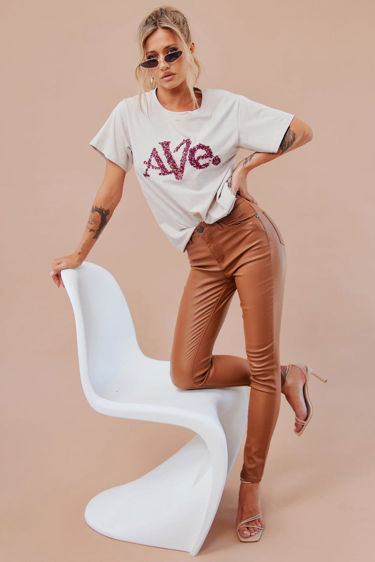 Loaded Jeans - Tan DENIM Sage and Paije