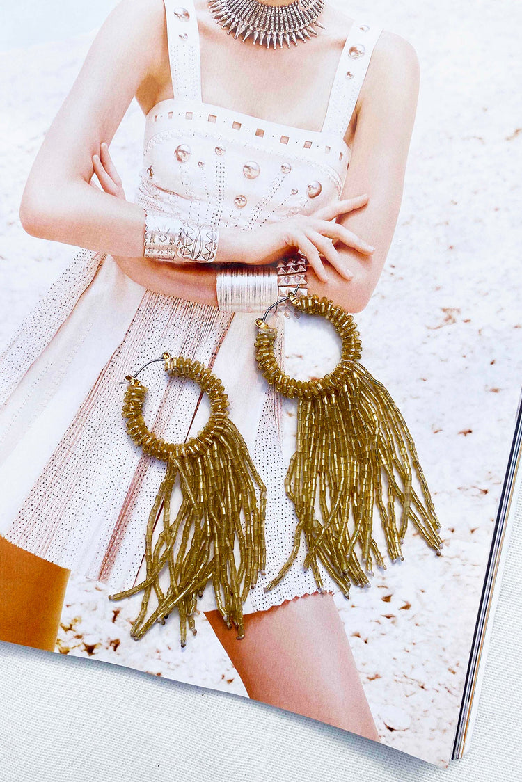 Brunch Date Earrings - Champagne for women