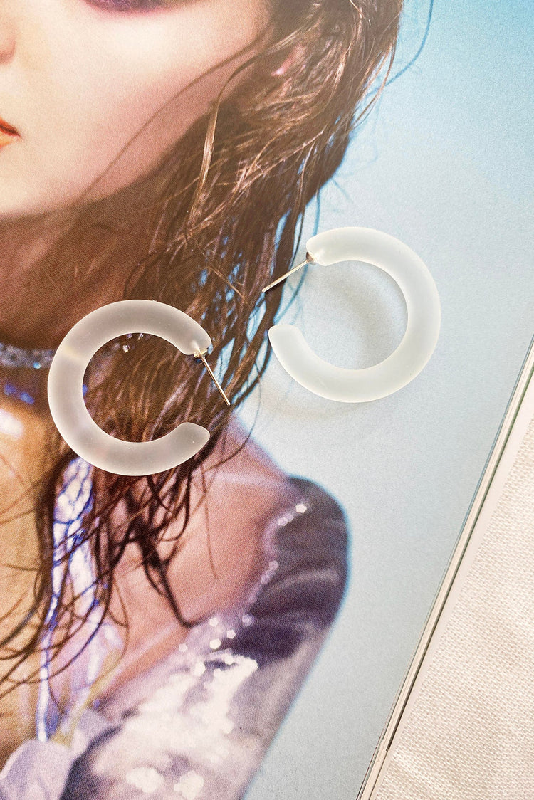 Cool Again Hoops - Clear for women