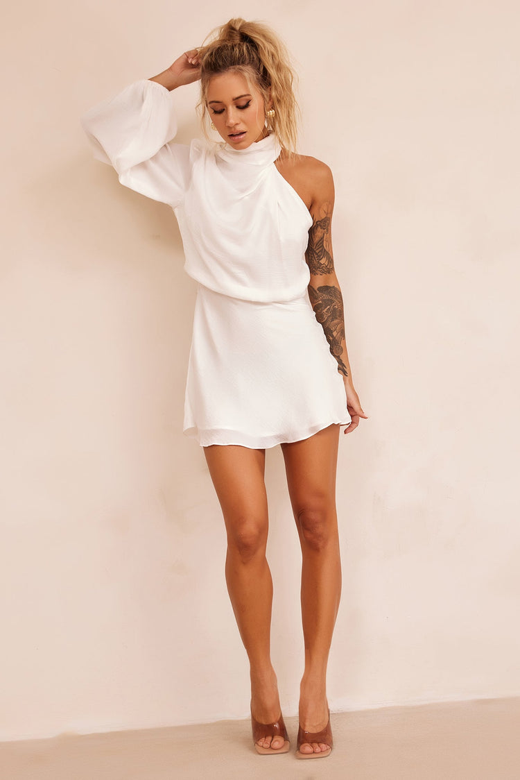 Differences Mini Dress - White for women