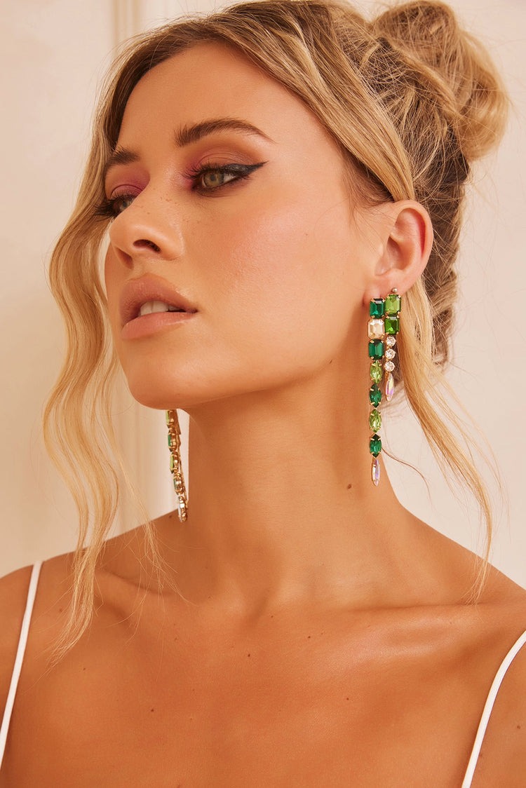Extratropical Earrings - Green for women