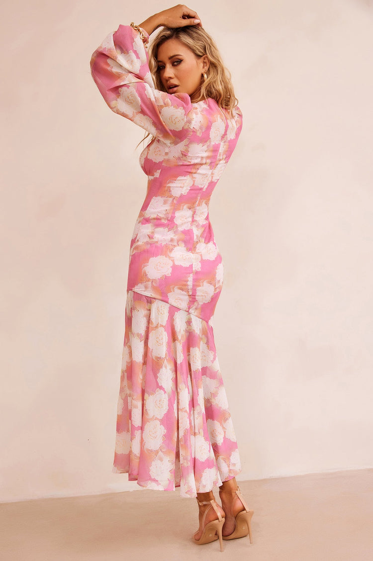 Formation Midi Dress - Pink for women