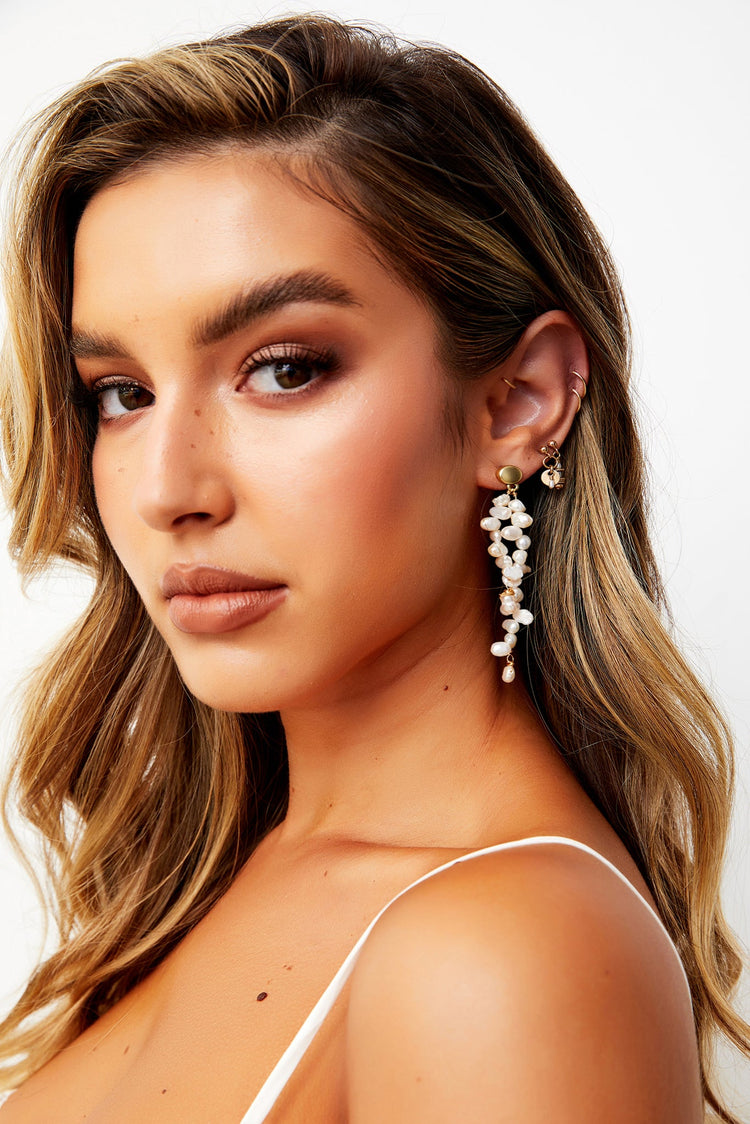Permission To Love Earrings - White for women