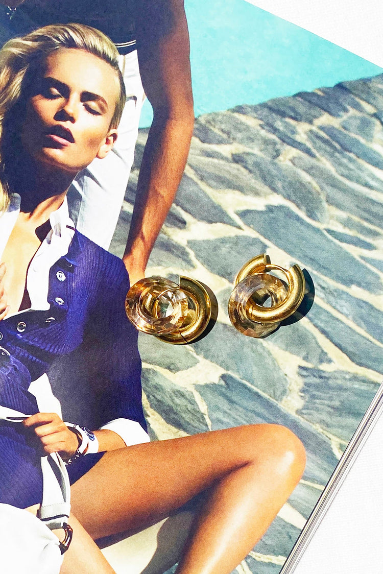 Premiere Sparkle Earrings - Rose Gold for women