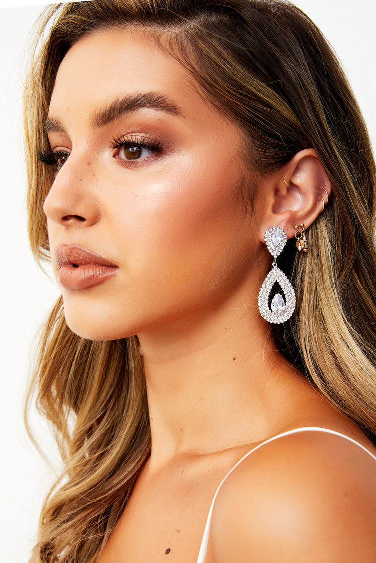 So Obsessed Earrings - Silver for women