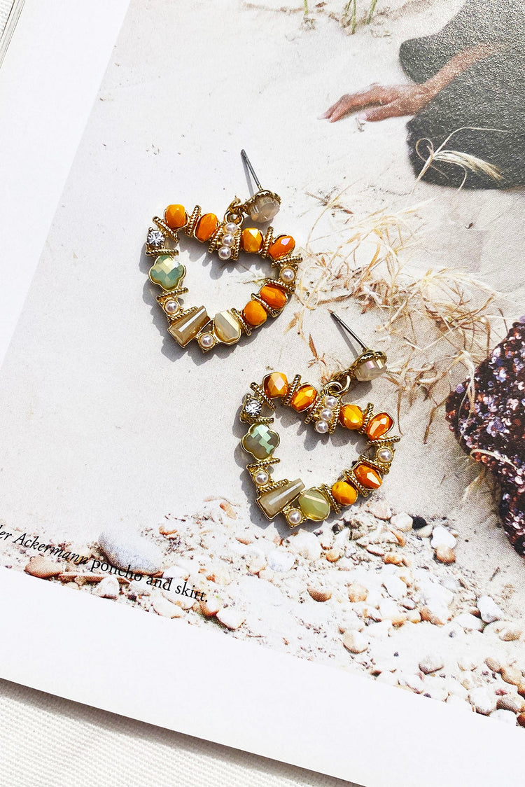 The Moment I Knew Earrings - Orange for women